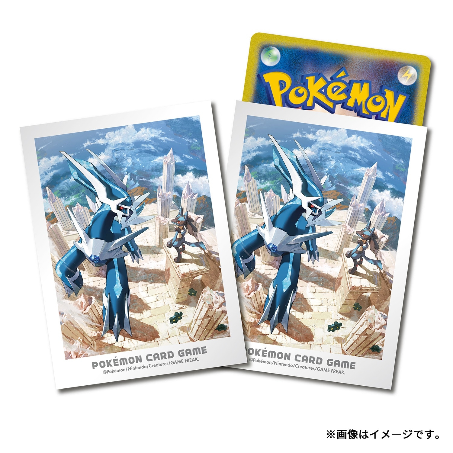 ポケモンカードゲーム デッキシールド シンオウの冒険 ディアルガ＆ルカリオ