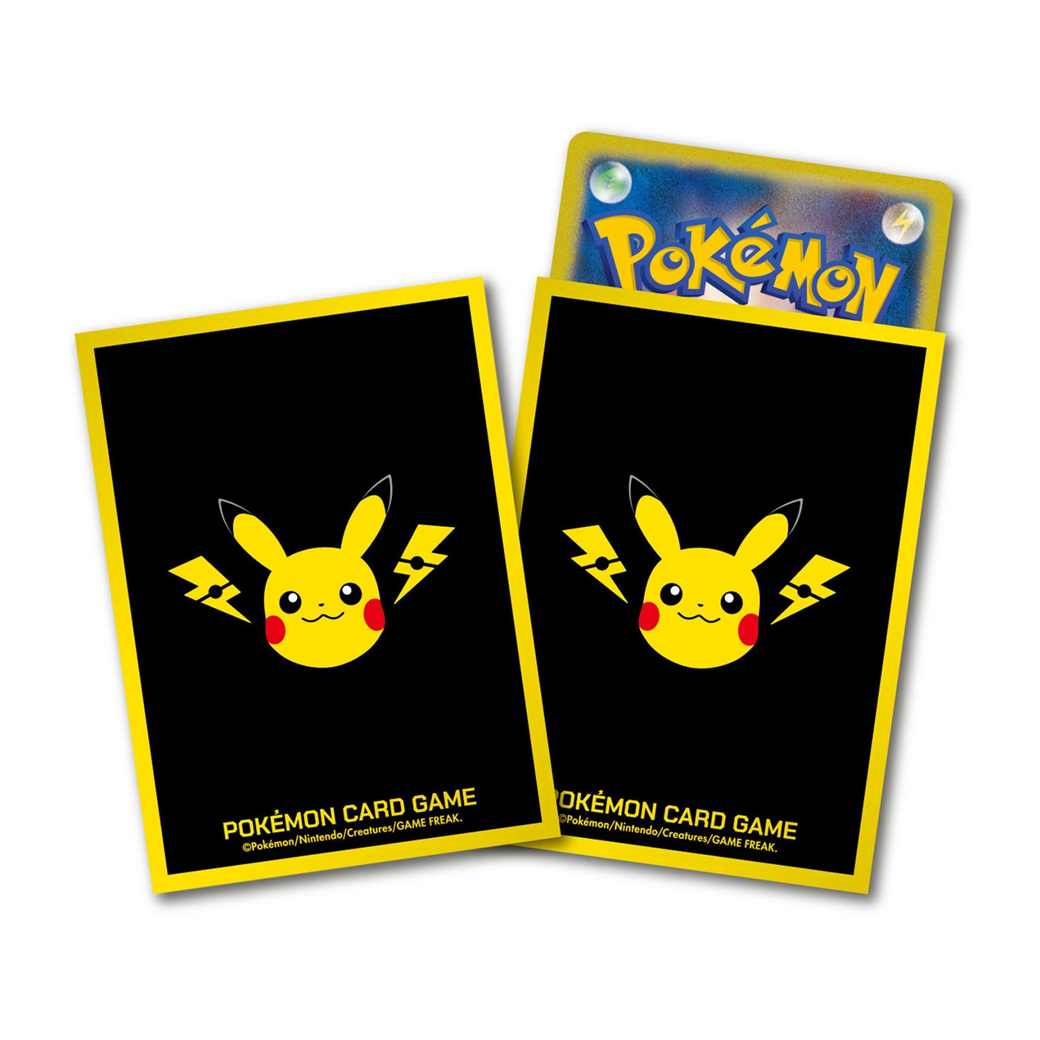ポケモンカードゲーム デッキシールド ピカチュウとかみなり