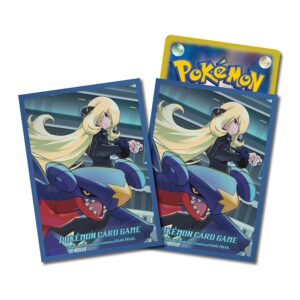 ポケモンカードゲーム デッキシールド シロナ＆ガブリアス Ver.2【ブルー】