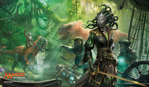 MTG公式サプライ マジック：ザ・ギャザリング プレイヤーズラバーマット MTGM-001 イクサラン(A)
