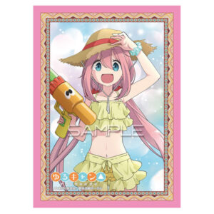 『ゆるキャン△』 描き下ろしキャラクタースリーブEXTRA「各務原なでしこ～なつキャンver.～」 パック