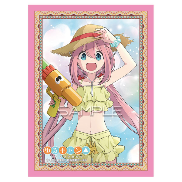 『ゆるキャン△』 描き下ろしキャラクタースリーブEXTRA「各務原なでしこ～なつキャンver.～」 パック