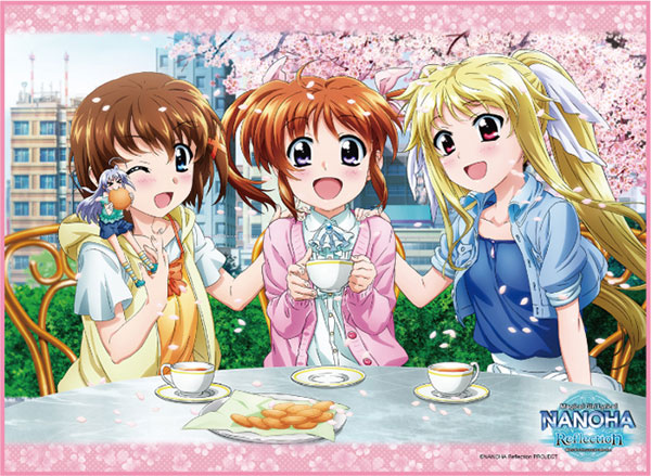 TCG万能プレイマット 魔法少女リリカルなのは Reflection「なのは・フェイト・はやて」