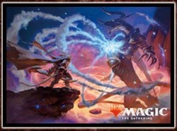 マジック：ザ・ギャザリング プレイヤーズカードスリーブ『基本セット2019』 ≪アジャニ最後の抵抗≫(MTGS-043) パック