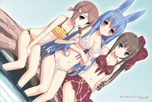 ブシロード ラバーマットコレクション 角川スニーカー文庫 問題児たちが異世界から来るそうですよ？ 耀・黒ウサギ・飛鳥