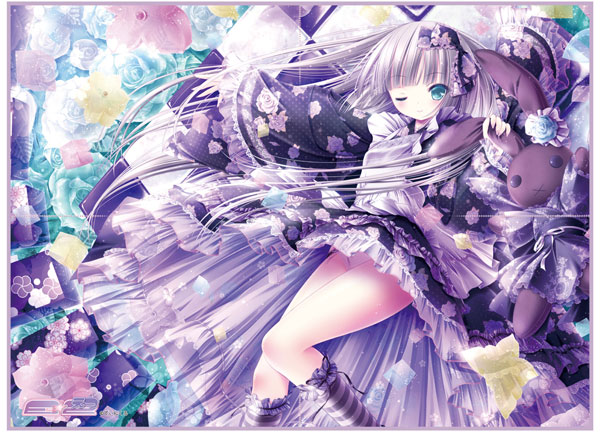 TCG万能プレイマット E☆2 てぃんくる「Sweets World雅 ～kohakuto-no-aya～」