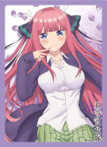 ブロッコリーキャラクタースリーブ 五等分の花嫁「中野二乃」 パック