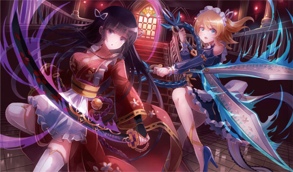プレイマット 従者 時雨＆ミルフィーユ