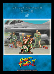 ブロッコリーキャラクタースリーブ STREET FIGHTER II「待ちガイル」 パック