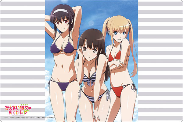 ブシロード ラバーマットコレクション Vol.446 冴えない彼女の育てかた♭『恵・英梨々・詩羽』水着ver.