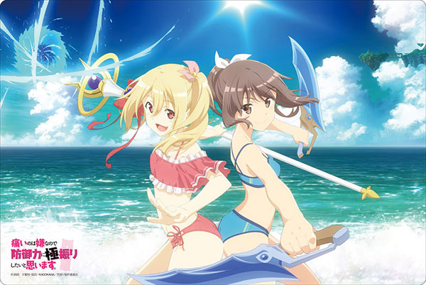 ブシロード ラバーマットコレクション 痛いのは嫌なので防御力に極振りしたいと思います。『フレデリカ＆サリー』水着ver.