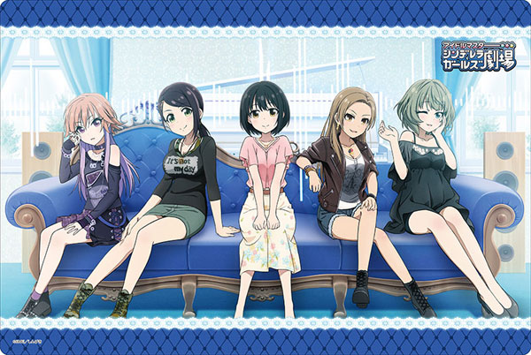 ラバーマット Vol.561 アイドルマスター シンデレラガールズ劇場『高垣楓・鷹富士茄子・二宮飛鳥・松永涼・大和亜季』