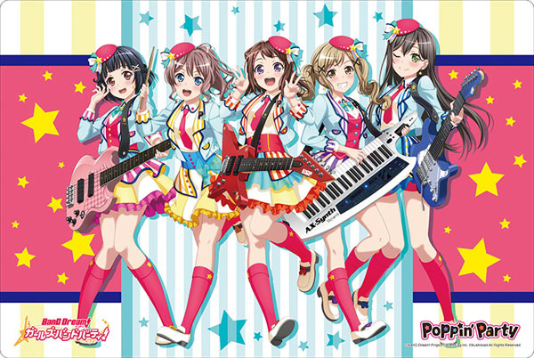 ブシロード ラバーマットコレクション Vol.839 バンドリ、 ガールズバンドパーティ、 『Poppin’Party』