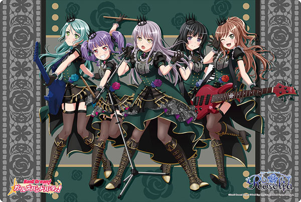 ブシロード ラバーマットコレクション Vol.842 バンドリ！ ガールズバンドパーティ！ 『Roselia』