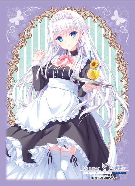 ブロッコリーキャラクタースリーブ Summer Pockets REFLECTION BLUE「鳴瀬しろは」メイドVer. パック