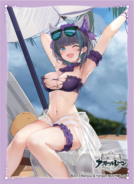 ブロッコリーキャラクタースリーブ アズールレーン「チェシャー」水着Ver. パック