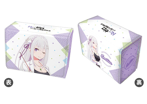 合皮製デッキケースW Re：ゼロから始める異世界生活「エミリア」
