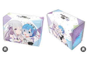 合皮製デッキケースW Re：ゼロから始める異世界生活「エミリア＆レム」