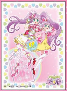 アイドルランドプリパラ キャラクタースリーブ らぁら＆らぁら(EN-1058) パック