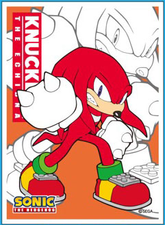 キャラクタースリーブ ソニック・ザ・ヘッジホッグ ナックルズ(EN-1189) パック