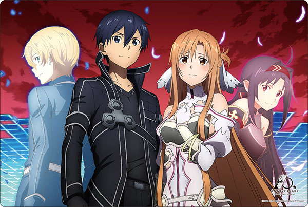 ブシロード ラバーマット V2 Vol.877 ソードアート・オンライン 10th Anniversary『キリト・ユージオ・アスナ・ユウキ』