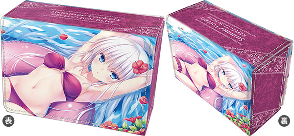 合皮製デッキケースW Summer Pockets REFLECTION BLUE「鳴瀬しろは」Ver.3