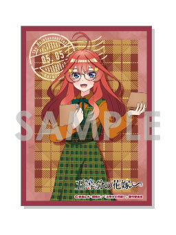 五等分の花嫁∽ キャラクタースリーブ～British Style～ 5.中野五月 パック