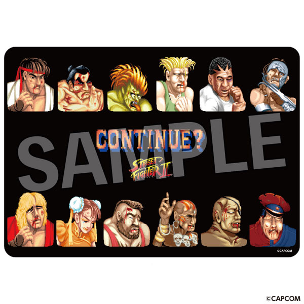 ストリートファイターII イラストプレイマットNT CONTINUE？