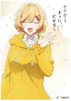 キャラクタースリーブ TVアニメ 『ささやくように恋を唄う』 橘香織 (EN-1353) パック