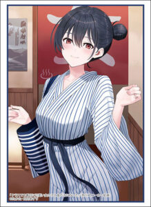 ブシロード スリーブコレクション ハイグレード クラスで2番目に可愛い女の子と友だちになった『朝凪海』浴衣ver. パック