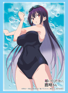 ブシロード スリーブコレクション ハイグレード Vol.4838 TVアニメ「履いてください、鷹峰さん」『鷹峰高嶺』水着ver.