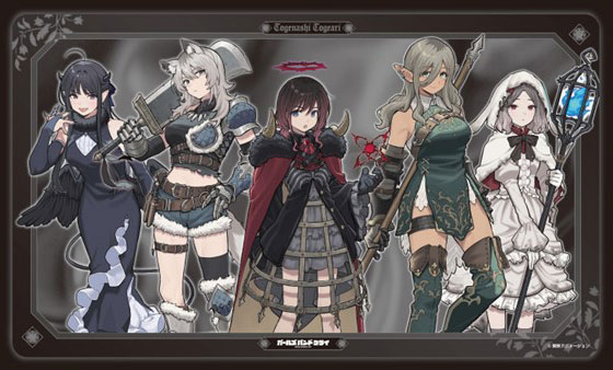 ガールズバンドクライ キャラクターラバーマット トゲナシトゲアリ[D] (ENR-089)