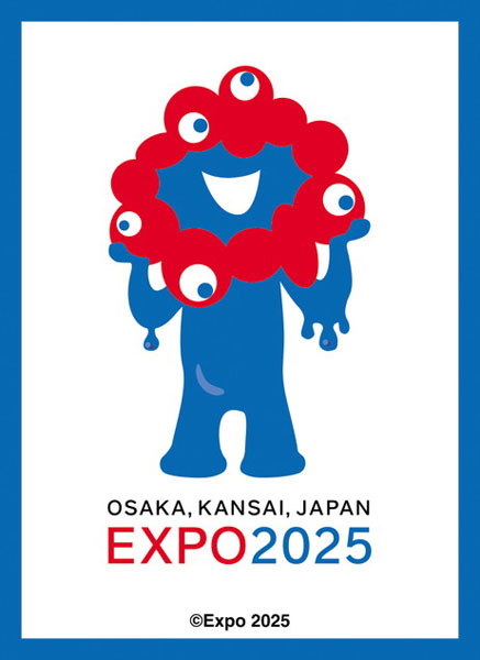 大阪・関西万博公式キャラクター ミャクミャク キャラクタースリーブ EN-1526 2025 大阪・関西万博ロゴ パック