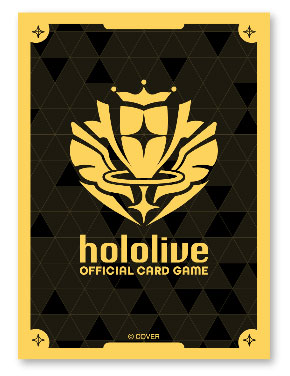 hololive OFFICIAL CARD GAME オフィシャルホロカスリーブ Vol.25 『ブランドロゴ(Yellow)』 パック