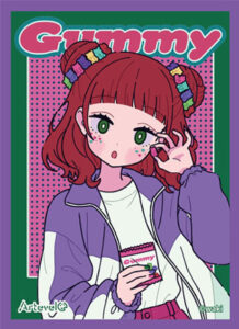 Arteveloカードスリーブ わき 「gummy」(art-002) パック