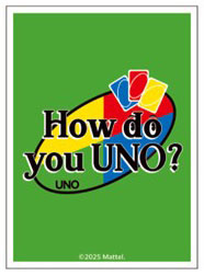 UNO キャラクタースリーブ HOW DO YOU UNO (B) (EN-1557) パック