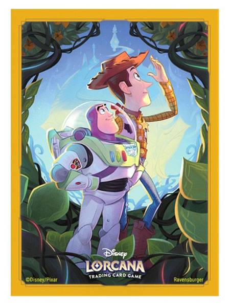 ディズニー・ロルカナ・TCG 日本語版 公式カードスリーブ トイ・ストーリー ウッディ＆バズ・ライトイヤー パック