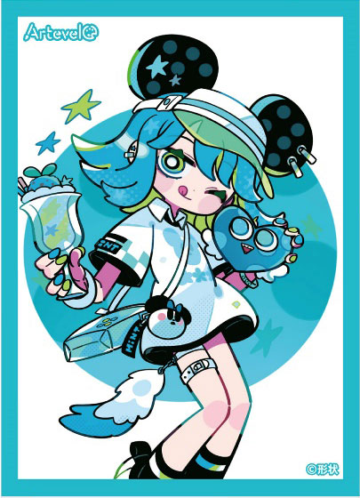 Arteveloカードスリーブ 形状 「チョコミント」(art-009) パック