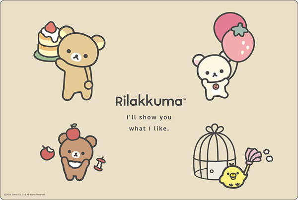 ブシロード ラバーマットコレクション V2 Vol.1972 『リラックマ』BASIC RILAKKUMA Favorite Things Part.2