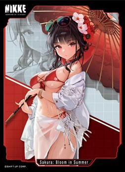 きゃらスリーブコレクション マットシリーズ 勝利の女神：NIKKE 「サクラ：ブルーム・イン・サマー」(No.MT2306) パック