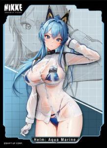 きゃらスリーブコレクション マットシリーズ 勝利の女神：NIKKE 「ヘルム：アクアマリン」(No.MT2310) パック
