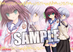 キャラクター万能ラバーマット Angel Beats！(エンジェルビーツ) ゆり＆天使