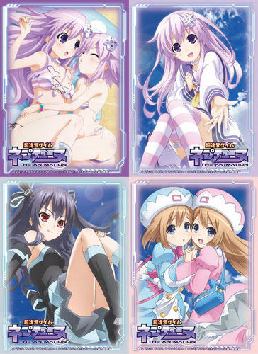 超次元ゲイム ネプテューヌ キャラクタースリーブ 4種セット