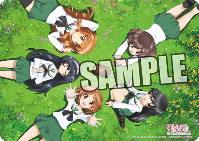 ガールズ＆パンツァー キャラクター万能ラバーマット 「集合」