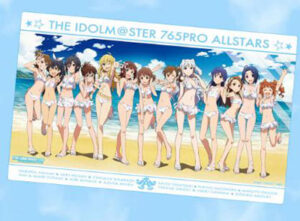 アイドルマスター フレキシブルラバーマット BEACH QUEENS