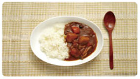 キャラクターマルチラバーマット おいしいマットシリーズ カレーライス