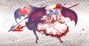 東方プロジェクト 汎用プレイマット レミリア・スカーレット 絵師：伊東宏峰