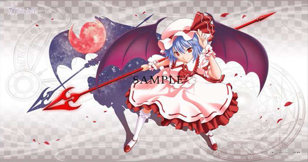 東方プロジェクト 汎用プレイマット レミリア・スカーレット 絵師：伊東宏峰