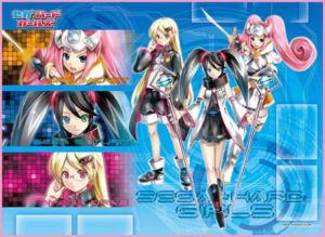TCG万能プレイマット セガ・ハード・ガールズ