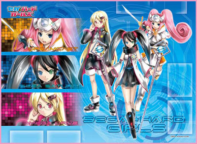 TCG万能プレイマット セガ・ハード・ガールズ